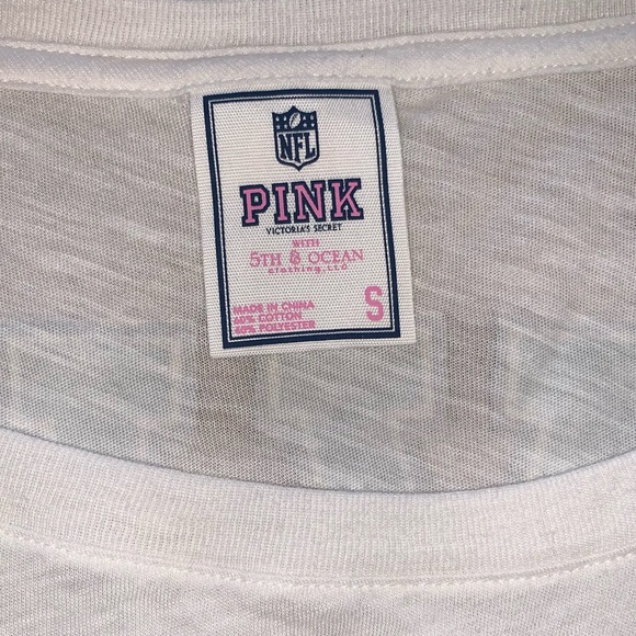 Like new!! Victoria’s Secret PINK Jets T-Shirt - Picture 6 of 6